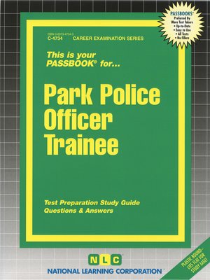 cover image of Park Police Officer Trainee